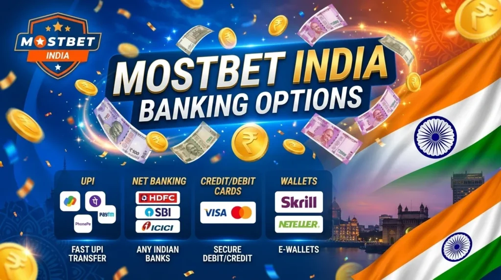 Mostbet India Banking Options