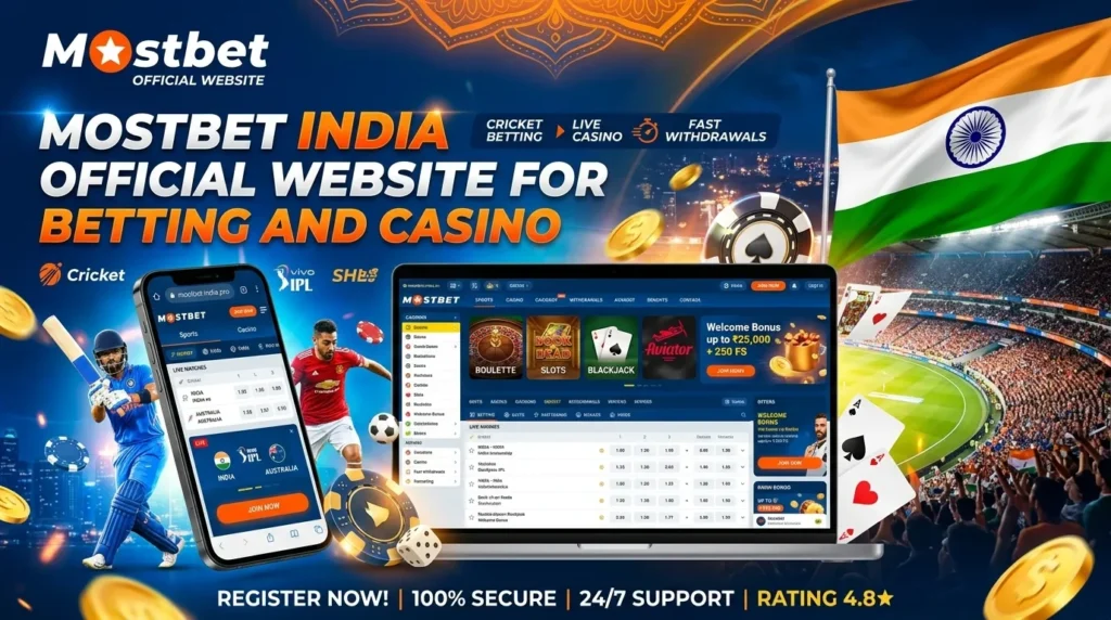 Mostbet India Official Website Betting and Casino